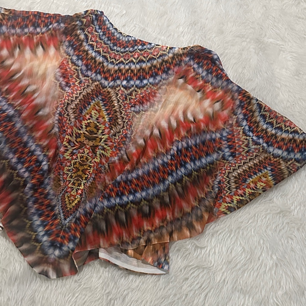 One World Multicolor Patterned Blouse - image 6